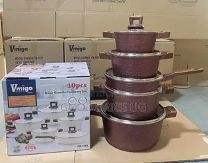 Nano Granite 10pcs Cookware Set Vm-1088