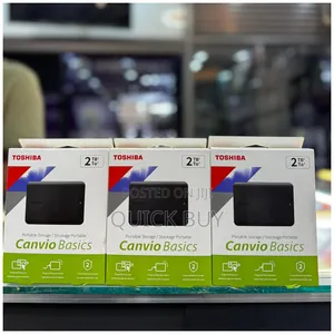 Toshiba Canvio Basics 2tb Portable External Hard Drive Usb 3.0, Black