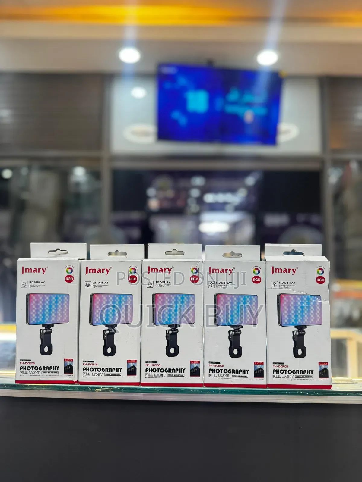 Jmary Fm-150rgb Portablerechargeable Camera Light