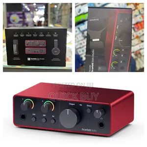 Focusrite Scarlett Solo Studio 4th Gen Usb Audio Interface Bundle
