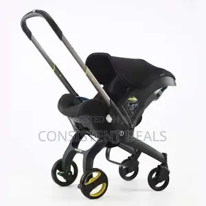 Baby Trolley 4-in-1 Car Seat Stroller Newborn Baby Carriage Basket