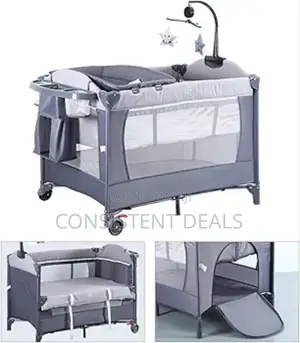 Multifunctional Travel Crib, Portable Baby Bassinet Bedside Sleeper
