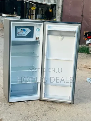 195l Single Door Silver Refrigerator- Silver