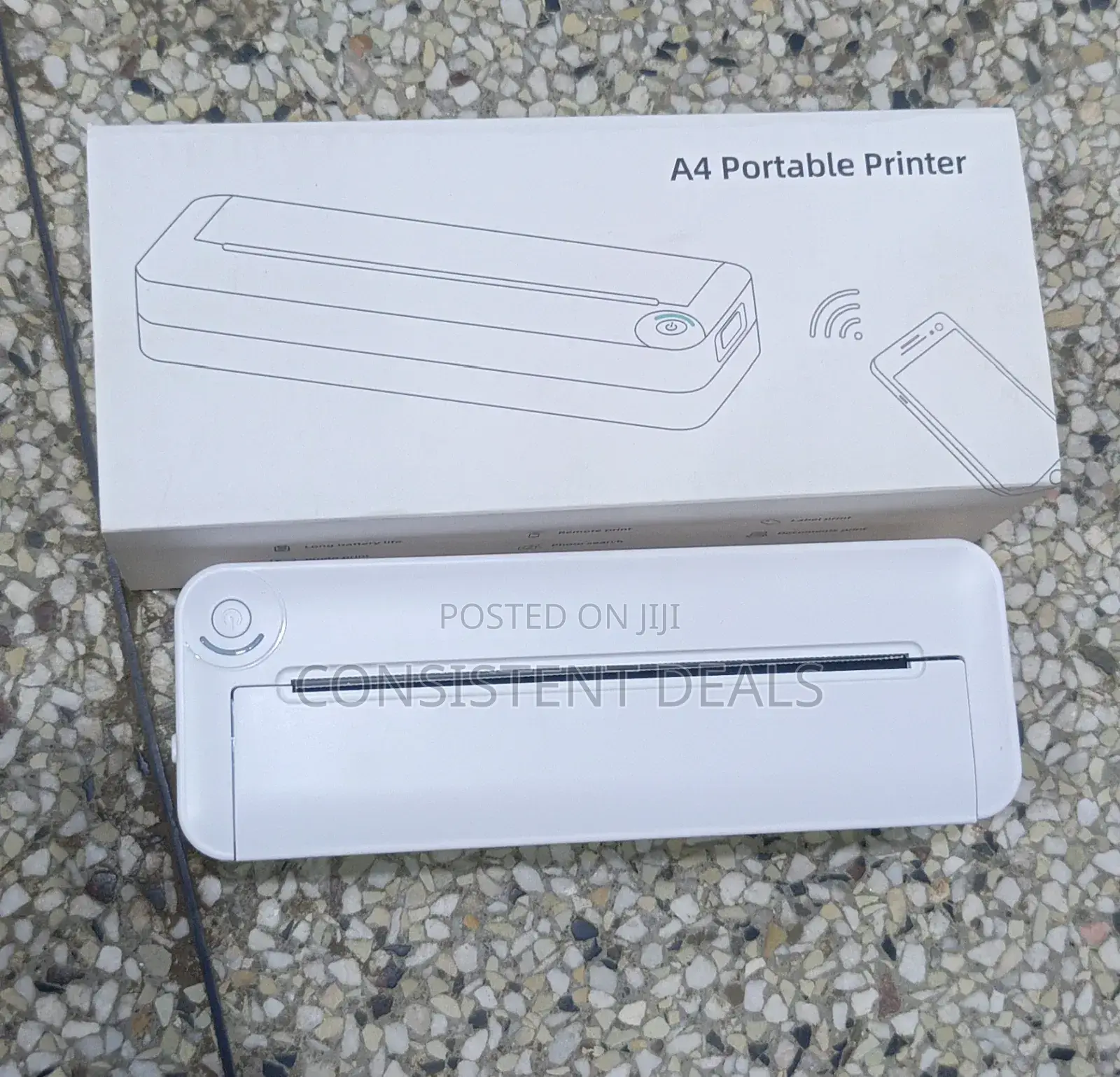 Ink Free Portable Wireless Printer, A4