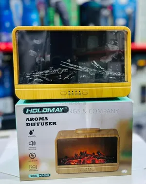 Tabletop Electric Fireplace With Aroma Diffuser (300ml) - Multicolor