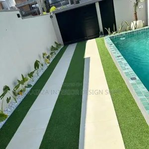 Side Pool Grass Carpet Artificial
