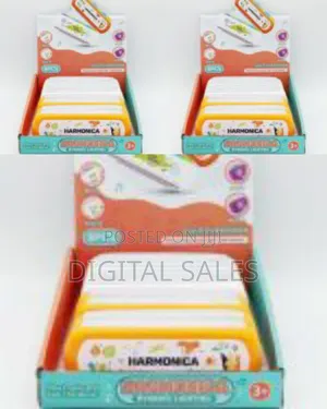 8 Pack Light Plastic 16 Holes Harmonica Music Cartoon Harmonica Organ