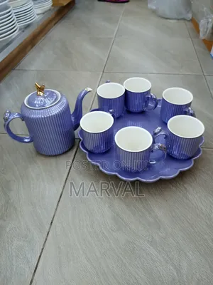 Rotating Ceramic Tea Set