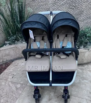 Side-by-Side Twin Baby Stroller