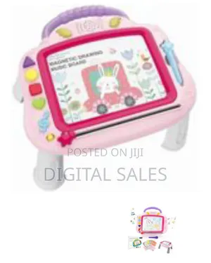 Magnetic Drawing Board, 3in1 Light Up Musical Doodle Board