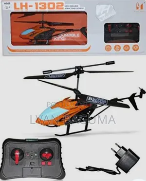L H Flying Helicopter Toy for Kids - Led Lights, Durable King