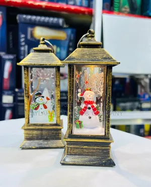 Christmas Decorative Lantern Illuminated Lights Flameless Candle Light