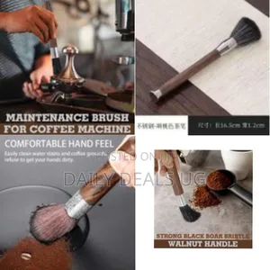 Coffee Grinder Cleaning Brush With Wood Handle Barista Brush
