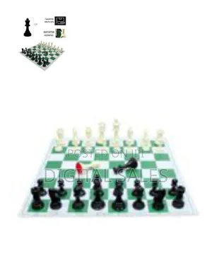 35 X 35cm The Criff Foldable Tournament Chess Set With Solid Plastic