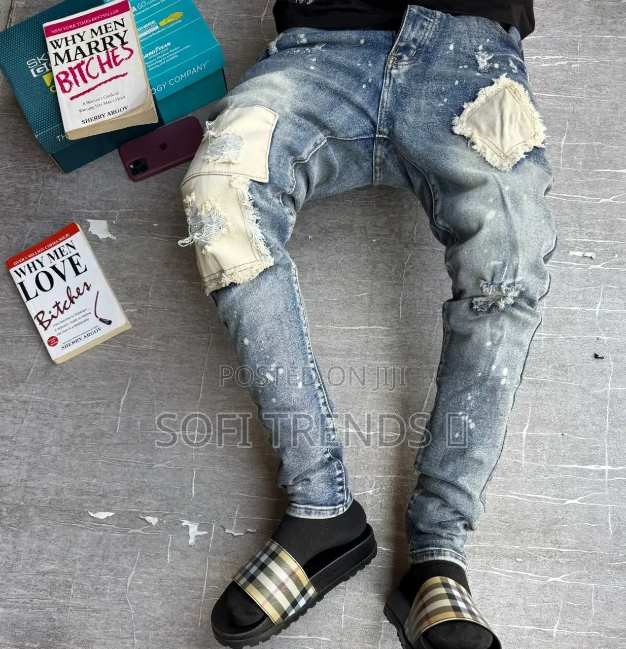 Gent’S Damage Jeans