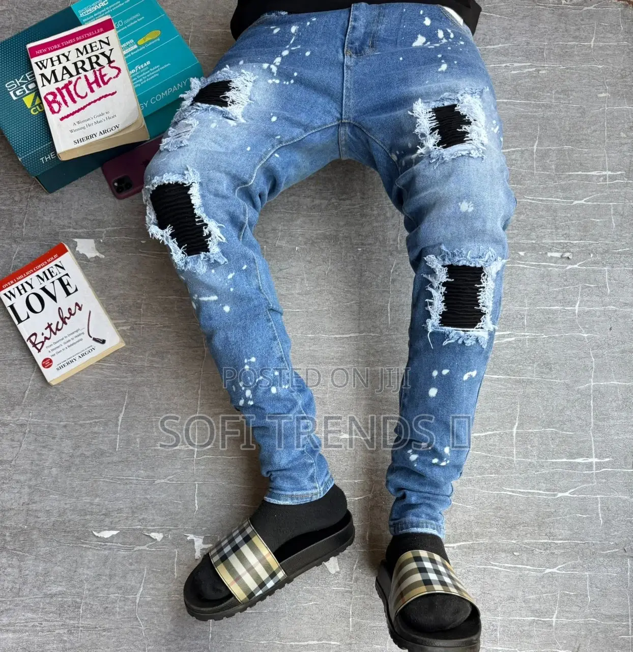 Gent’S Damage Jeans