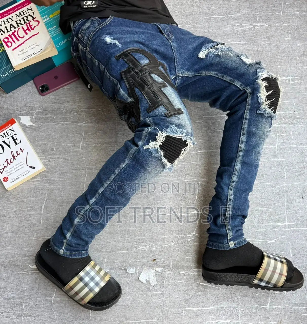 Gent’S Damage Jeans