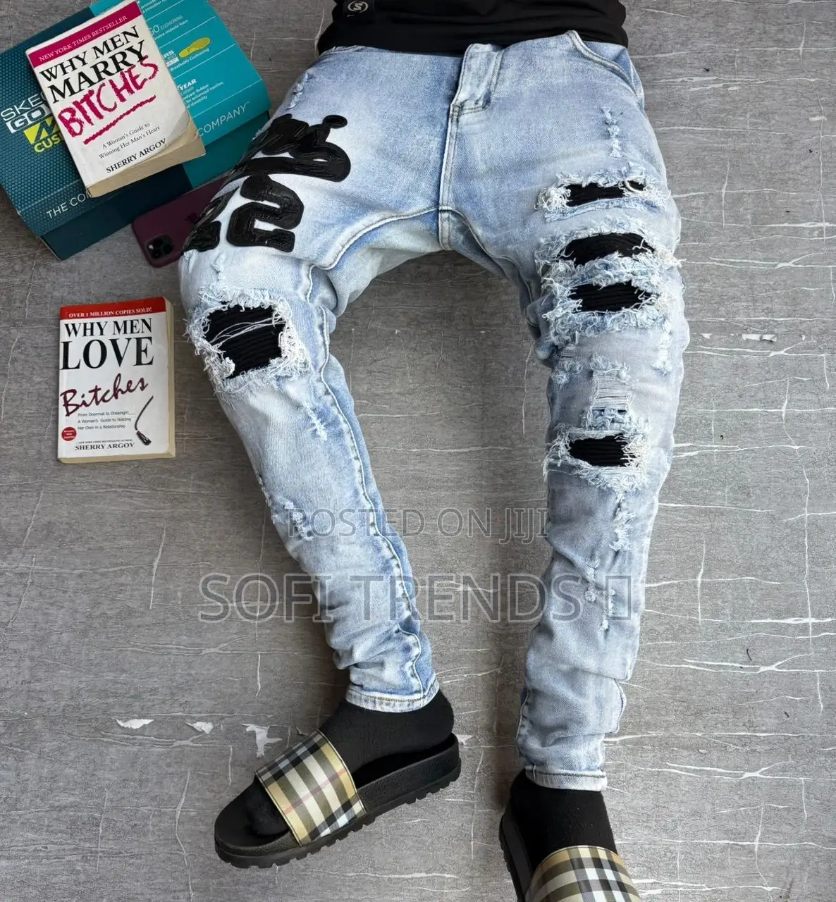 Gent’S Damage Jeans