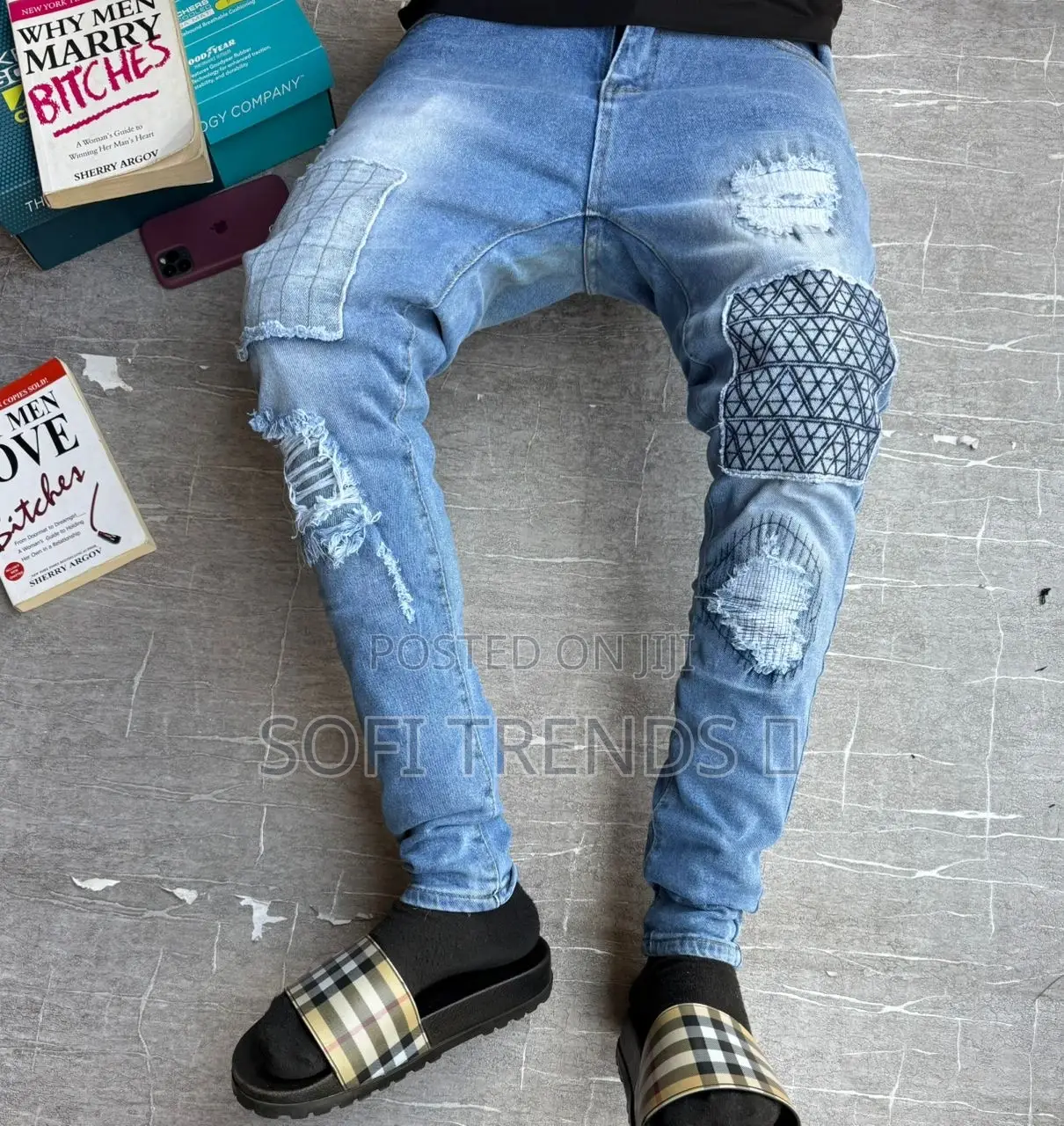 Gent’S Damage Jeans