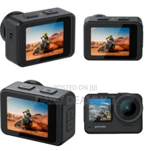 Porodo Lifestyle Fully Waterproof Uhd Action Camera 900mah