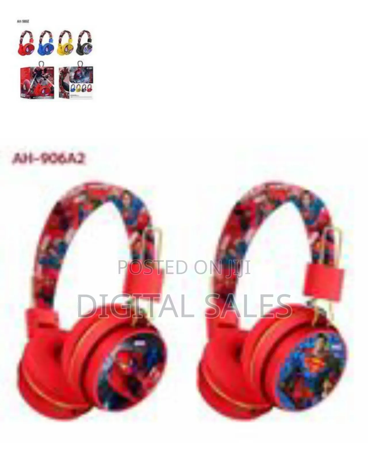 1 Piece Of Bluetooth Headphones Marvel Spider Man Wireless