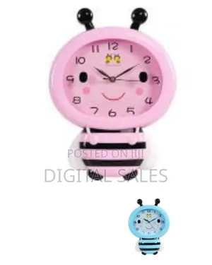 Battery Cartoon Wall Clock Creative