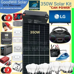 350w Power Nation Solar System Full Kit