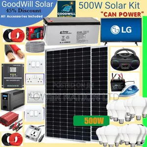 500w Power Nation Solar System Full Kit