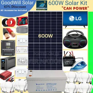 600w Power Nation Solar System Full Kit