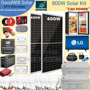 800w Power Nation Solar System Full Kit