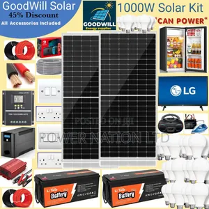 1000w Power Nation Solar System Full Kit