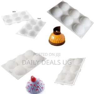 2 PCS 3d Spiral Swirl Shape Silicone Baking Mold for Mousse Cake