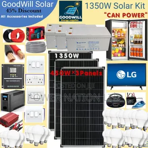 1350w Power Nation Solar System Full Kit