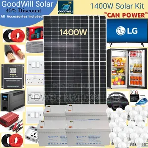 1400w Power Nation Solar System Full Kit