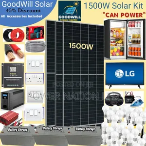 1500w Power Nation Solar System Full Kit