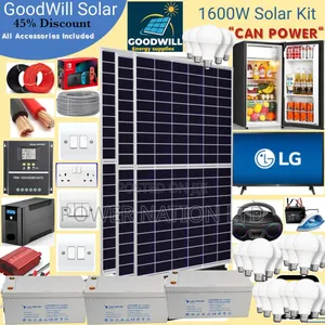 1600w Power Nation Solar System Full Kit