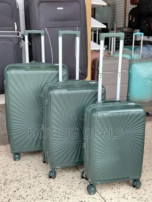 Large Size (Big) Rubber Water Travel Suitcase - Multicolor