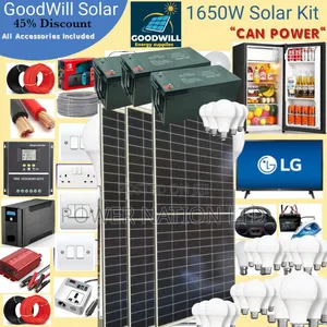 1650w Power Nation Solar System Full Kit