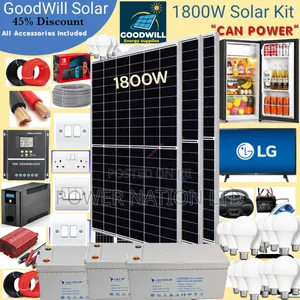 1800w Power Nation Solar System Full Kit