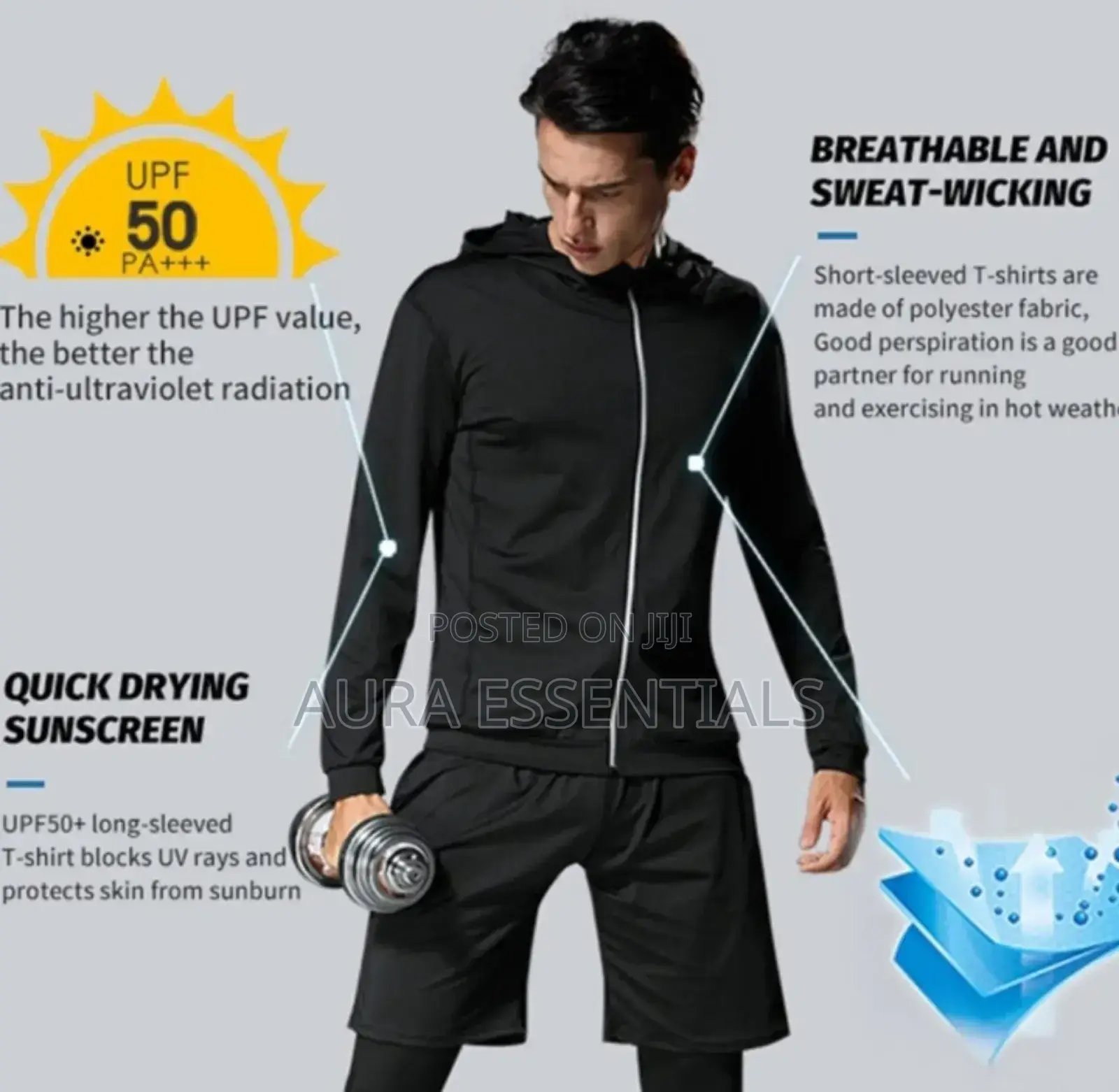 Men's 5-Piece Compression Athletic Wear Set
