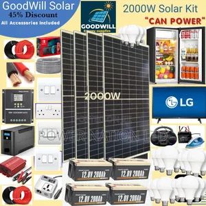 2000w Power Nation Solar System Full Kit