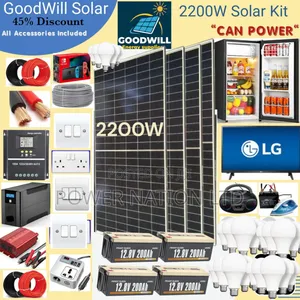 2200w Power Nation Solar System Full Kit