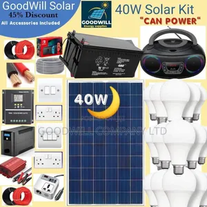 40w Power Nation Solar System Full Kit