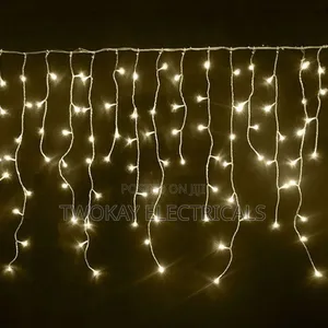 Christmas Decor Curtain String Lights
