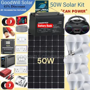 50w Power Nation Solar System Full Kit