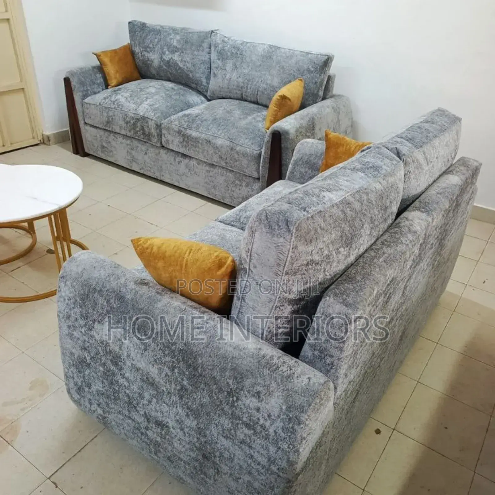 2, 2, Gray Sofa Set