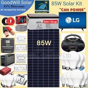 85w Power Nation Solar System Full Kit