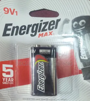 Energizer Max Alkaline 9v Battery, Pack of 1