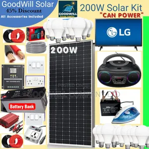 200w Power Nation Solar System Full Kit