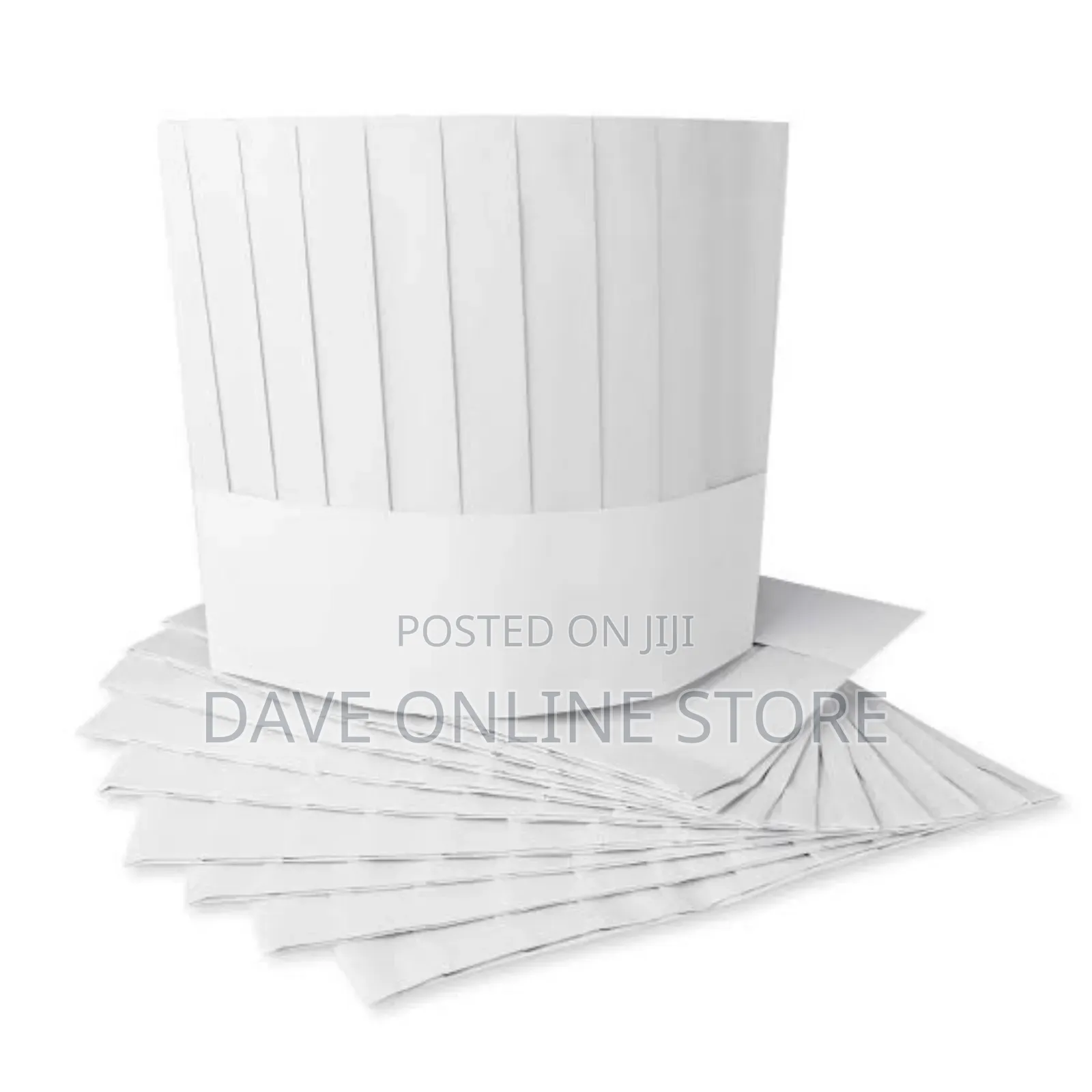 10 PCS Pack of Disposable Chef Hats